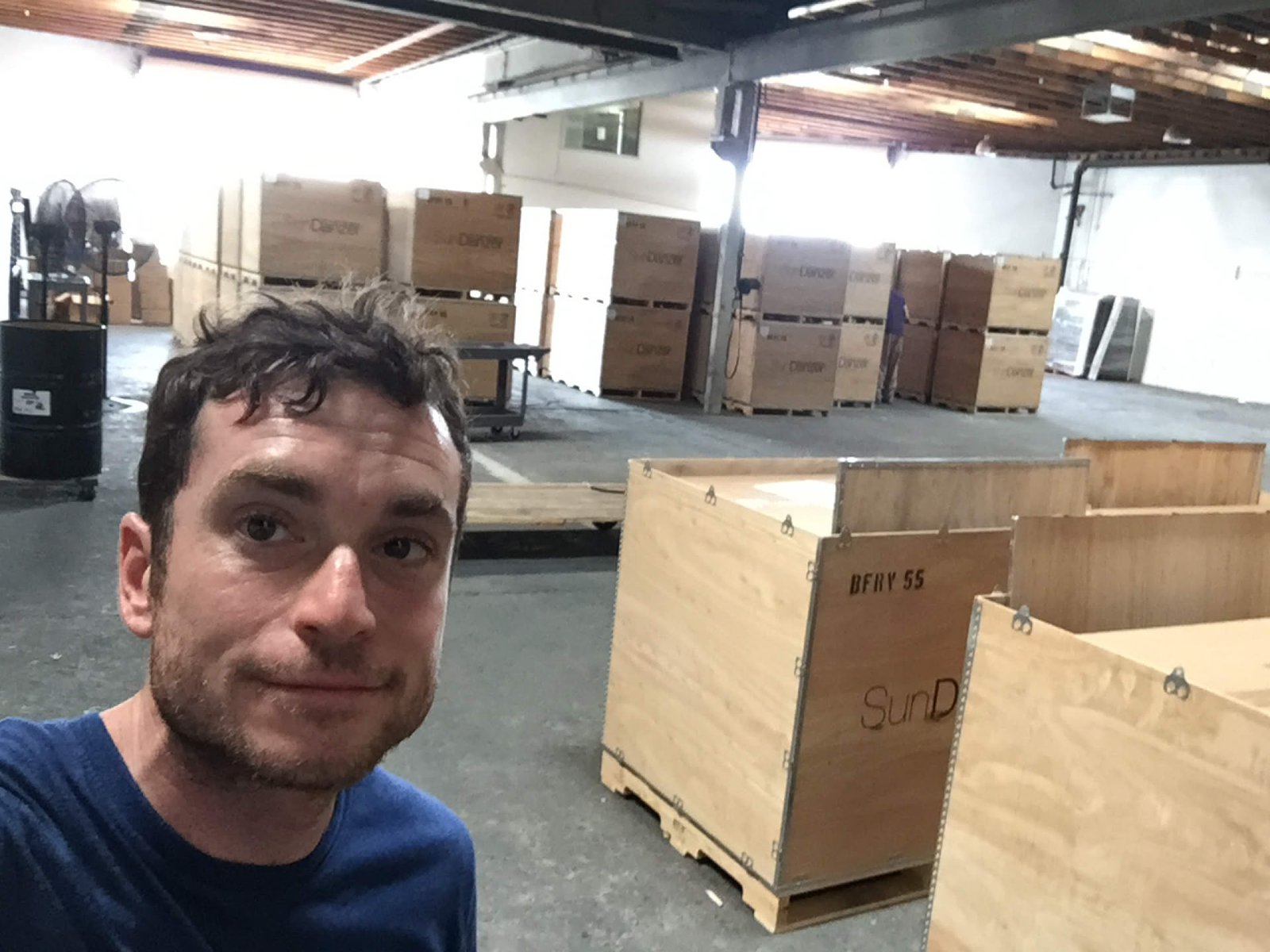 delivering fridges